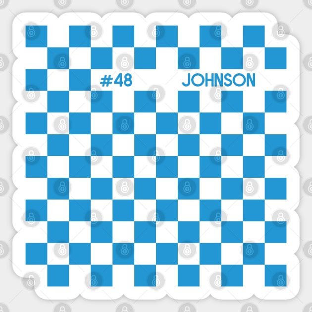 Jimmie Johnson Racing Flag Sticker by GreazyL
